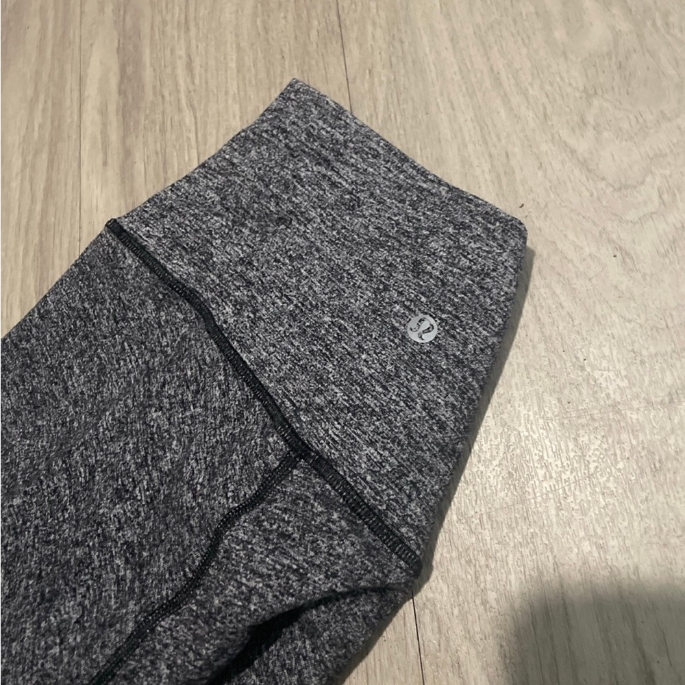 lululemon athletica Heather Gray Leggings - Picture 2 of 3